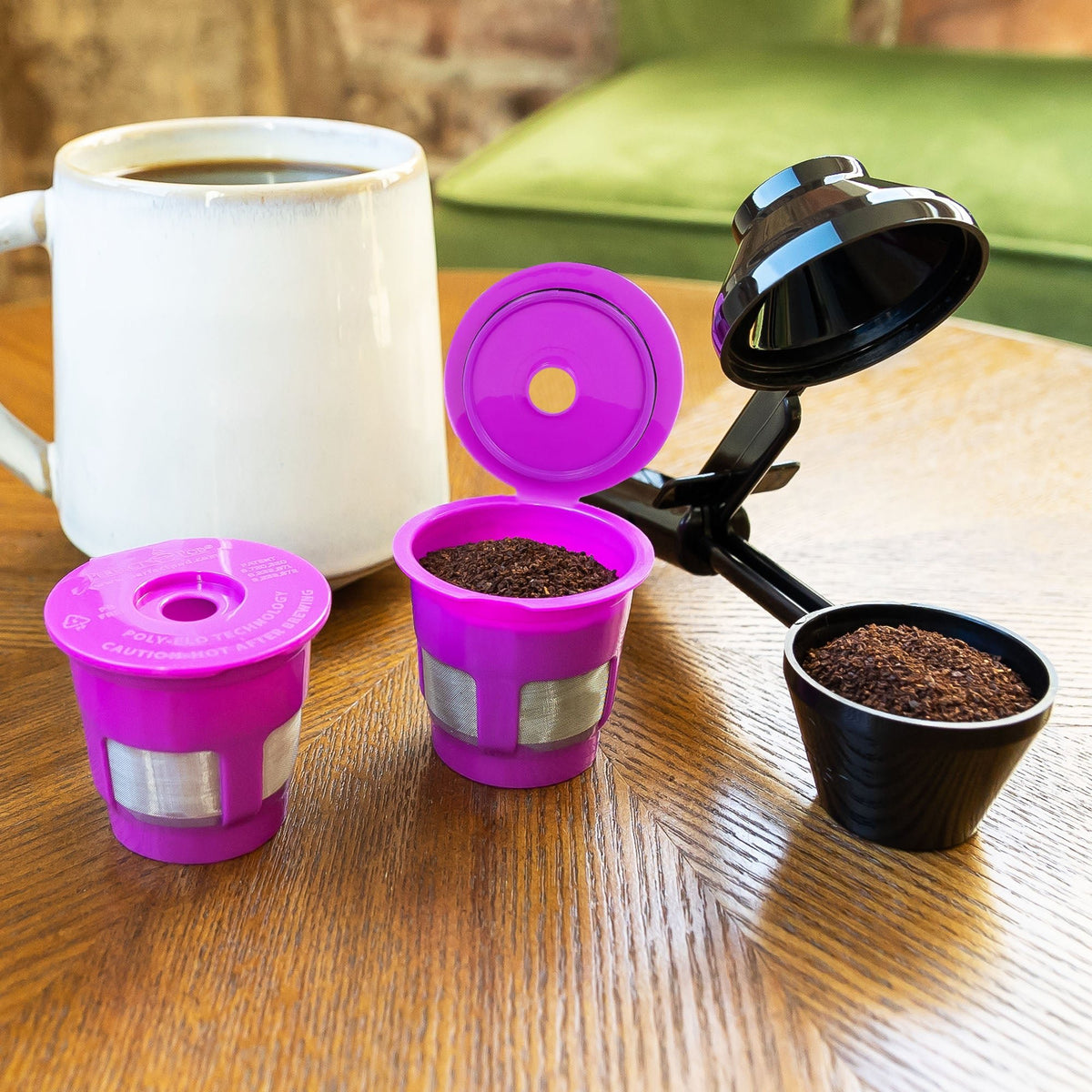 Reusable K Cup Coffee Perfect Pod Cafe Fill Deluxe Perfect Pod