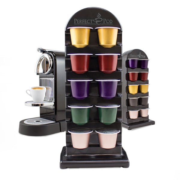Perfect Pod Espresso Tower Storage Cabinet for Nespresso Original Line Capsules