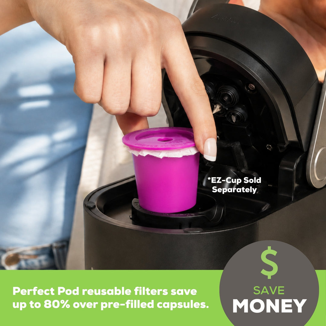 Perfect Pod EZ-Cup 2.0 Disposable Paper Filters for Refillable Capsule