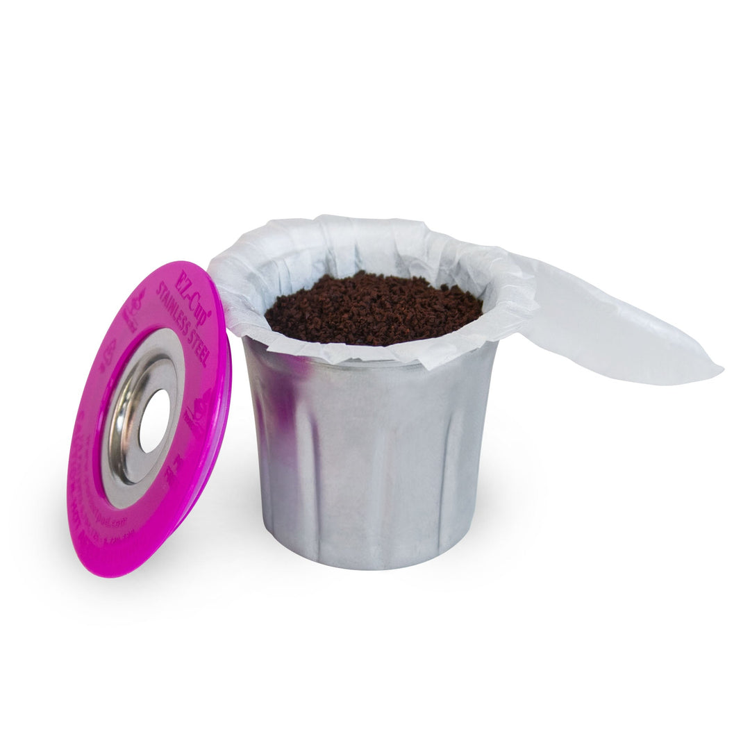 EZ-Cup Stainless Steel Starter Kit for 1 Stream Single Serve Coffee Ma Perfect Pod EZ-Cup Stainless Steel Starter Kit for 1 Stream Single Serve Coffee Ma Perfect Pod